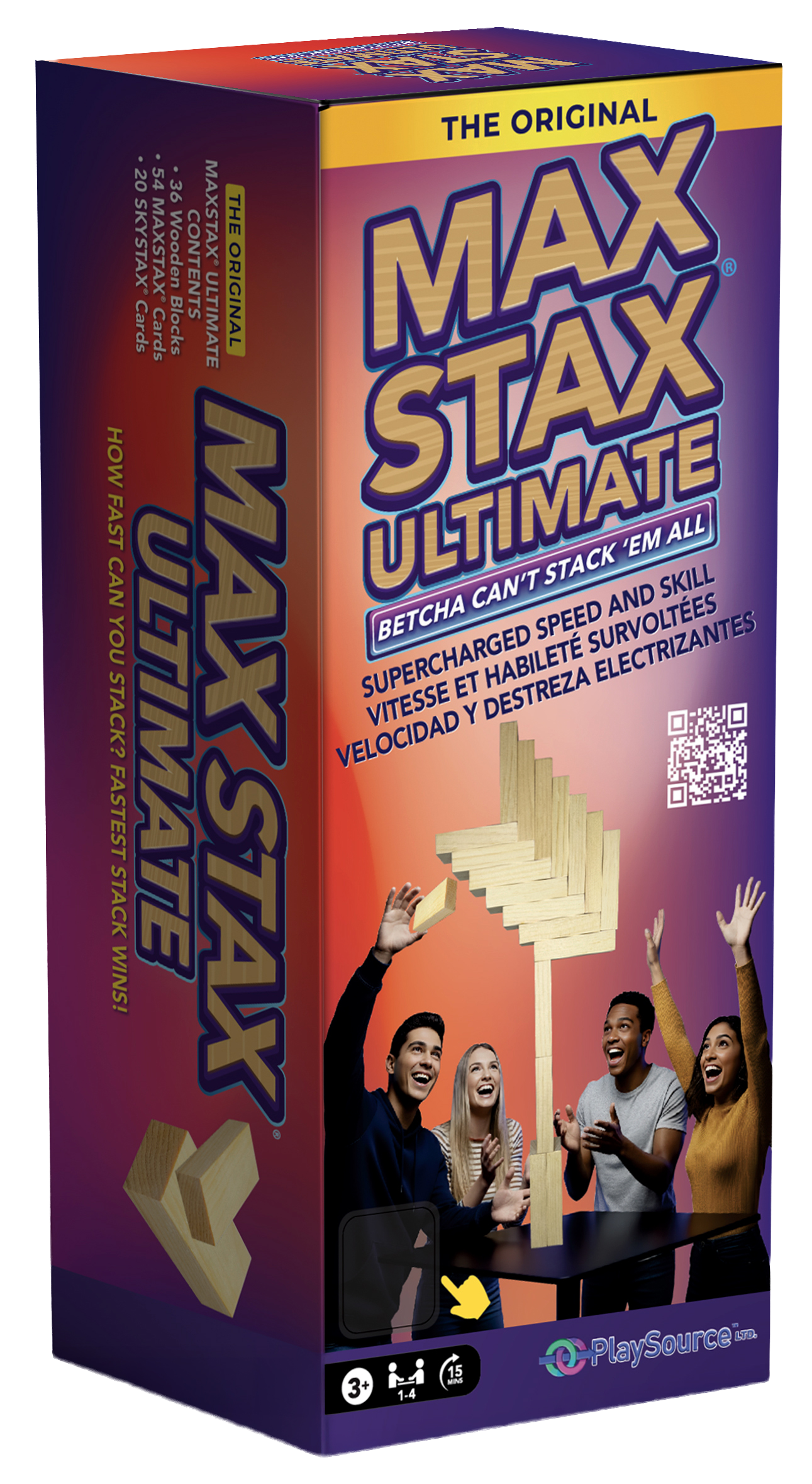 MAXSTAX™ ULTIMATE - 2 Games! More Players! Maximum Fun!